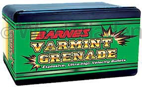 .224, 30 grain, Barnes VARMINT Grenade Geschosse, Art.-Nr.: 30184