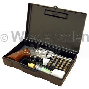 MTM, Aufbewahrungskoffer aus Kunststoff für Kurzwaffen bis 4", Farbe schwarz, Art.-Nr.: 80440