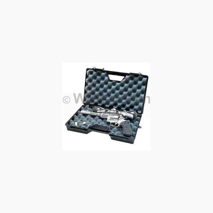 MTM, Aufbewahrungskoffer aus Kunststoff für Kurzwaffen bis 6", Farbe schwarz, Art.-Nr.: 80640
