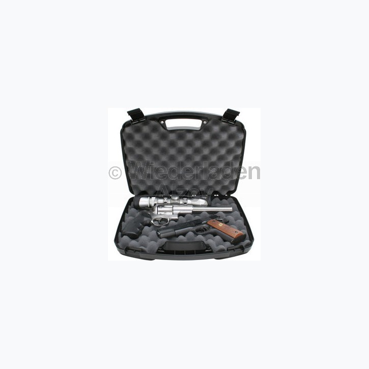 MTM, Aufbewahrungskoffer aus Kunststoff für 2 Kurzwaffen bis 8" Farbe schwarz, Art.-Nr.: 80940