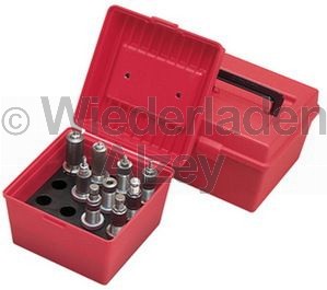 MTM Aufbewahrungsbox für Kurz- und Langwaffenmatrizen, Farbe rot, Art.-Nr.: DB-4-30