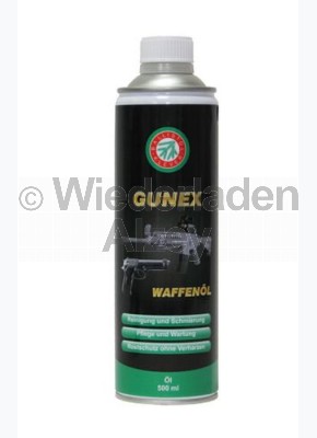 Ballistol GUNEX Waffenöl, Flasche mit 500 ml Inhalt