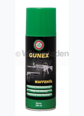 Ballistol GUNEX Waffenölspray, Flasche mit 200 ml Inhalt