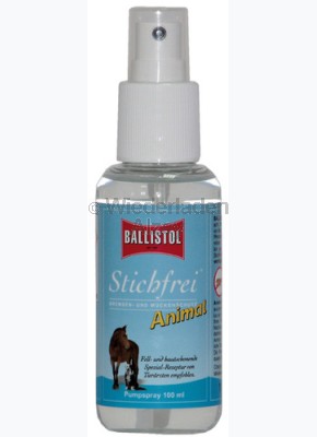 BALLISTOL STICHFREI Animal, Mückenschutzspray, Dose mit 100 ml Inhalt