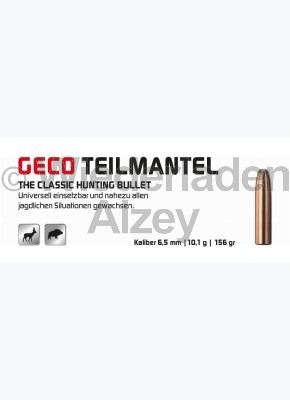GECO Geschosse, .264, 156 grain, 10,1 g, Teilmantel