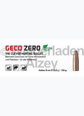 GECO Geschosse, .323, 139 grain, 9,0 g, Zero