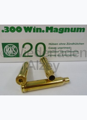 .300 Win. Magnum RWS Hülsen, neutrale Verpackung